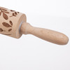 Wooden Embossing Rolling Pin - Butterfly Floral Design - 17x2 Cottage Collection from Primitives by Kathy