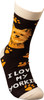 Dog Lover I Love My Yorkie Colorfully Printed Cotton Socks from Primitives by Kathy