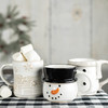 Stoneware Coffee Mug - Snowflake Design - 10 Oz - Christmas Collection from Primitives by Kathy