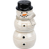 Salt & Pepper Shaker Set - Stacking Snowman Design - Stoneware - Christmas Collection from Primitives by Kathy