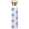 Insulated Stainless Steel Water Bottle Thermos - Periwinkle Mandala Design 25 Oz from Primitives by Kathy