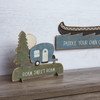 Decorative Wooden Wall Decor Sign - Roam Sweet Roam - RV & Pine Tree - 12.75 In x 10 In from Primitives by Kathy