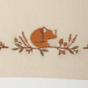 Decorative Cotton Linen Table Runner Cloth - Fall Foilage & Woodland Animals 52x15 from Primitives by Kathy