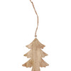 Set of 2 Wooden Hanging Ornaments - Christmas Trees - Bohemian Style from Primitives by Kathy