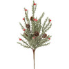 Set of 12 Decorative Artificial Flora Picks - Berries & Pinecones - 18 Inch - Christmas Collection from Primitives by Kathy