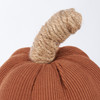 Decorative Pumpkin Figurine - Brown Knitted & Jute Wrapped Stem - 7 Inch from Primitives by Kathy