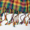 Rayon Scarf - Rainbow Pride Plaid 74 In x 28 In from Primitives by Kathy