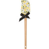 Double Sided Silicone Spatula With Wooden Handle - Lemon Zest 13 Inch from Primitives by Kathy