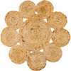 Braided Jute Decorative Table Placemat - Round And Round 15 Inch Diameter from Primitives by Kathy