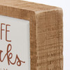 Life Rocks When Home Rolls - Decorative Wooden Box Sign Decor 3 In x 4 In - Lake & Cabin Collection from Primitives by Kathy
