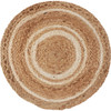 Decorative Woven Jute Round Table Placemat - Cream Circle 15 Inch Diamter from Primitives by Kathy