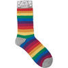 Colorfully Printed Cotton Socks - Mismatched Rainbows & Unicorns from Primitives by Kathy