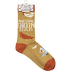 Colorfully Printed Cotton Socks - Awesome Chicken Dad - Farmhouse Collection from Primitives by Kathy