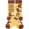 Colorfully Printed Cotton Novelty Socks - This Princess Wears Boots from Primitives by Kathy