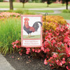 Double Sided Polyester Garden Flag - Rise And Shine Mother Cluckers - Farmhouse Rooster 12x18 from Primitives by Kathy