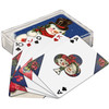 Playing Cards In Protective Case - Vintage Art Style Snowman (54 Cards) - Christmas Collection from Primitives by Kathy