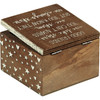 Decorative Wooden Hinged Keepsake Box - Good Friends Are Like Stars 4x4 from Primitives by Kathy