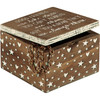 Decorative Wooden Hinged Keepsake Box - Good Friends Are Like Stars 4x4 from Primitives by Kathy