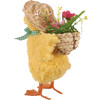 Set of 2 Spring Duck Figurines - 5.25 In - Flower Baskets - Easter & Spring Collection from Primitives by Kathy