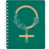 Double Sided Spiral Notebook - Female Gender Symbol - Darling You Are Magic from Primitives by Kathy