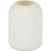 Set of 2 White Cylindrical Ceramic Vases - Home Accents Collection from Primitives by Kathy