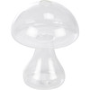 Decorative Mushroom Shaped Glass Vase - 4.25 Inch - Cottage Collection from Primitives by Kathy