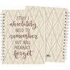 Double Sided Spiral Notebook - Stuff I Will Forget (120 Lined Pags) from Primitives by Kathy