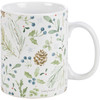 Stoneware Coffee Mug - Christmas Greens - 20 Oz from Primitives by Kathy