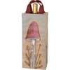 Wine Tote Bag - Hand Illustrated Mushroom Print Design from Primitives by Kathy