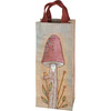 Wine Tote Bag - Hand Illustrated Mushroom Print Design from Primitives by Kathy