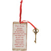 Double Sided Hanging Wooden Christmas Ornament - Santa's Magic Key 3x6 from Primitives by Kathy