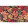 Decorative Entryway Door Mat - Colorful Fall Leaves 34x20 from Primitives by Kathy