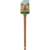Double Sided Silicone Spatula With Wooden Handle - Farmhouse Pig from Primitives by Kathy