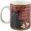 Cat Lover Stoneware Coffee Mug - Jingle Your Own Bells 20 Oz - Holiday Pet Collection from Primitives by Kathy
