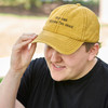 Cat Lover Gold Colored Adjustable Baseball Cap - My Cat Thinks I'm Cool from Primitives by Kathy