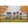 Decorative Door Mat Entryway Area Rug - Autumn Sheep Flock 34x20 - Fall & Harvest Collection from Primitives by Kathy