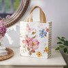 Double Sided Daily Tote Bag - Floral Butterfly Design from Primitives by Kathy