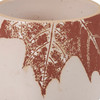 Stoneware Coffee Mug - Fall Leaves 18.5 Ounce - Cream & Brown Color from Primitives by Kathy