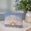 Decorative Wooden Block Sign Décor - You're Awesome - Woodburn Art Sun & Moon 5x4 from Primitives by Kathy