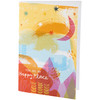 Set of 6 Greeting Cards With Envelopes - My Happy Place - Abstract Moon & Mountains from Primitives by Kathy