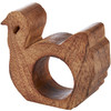 Set of 4 Wooden Napkin Rings - Turkey Shaped Design - 3 Inch from Primitives by Kathy