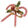 Set of 4 Decorative Napkin Rings - Candy Canes & Christmas Bulbs from Primitives by Kathy