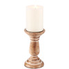 Set of 3 Decorative Wooden Candle Holders - Classic Distressed Age Design - Farmhouse Collection from Primitives by Kathy