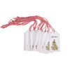 Set of 24 Paper Place Setting Cards Tags - Christmas Tree & Red Cardinal from Primitives by Kathy