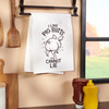 Cotton Kitchen Dish Towel - I Like Pig Butts I Cannot Lie 28x28 from Primitives by Kathy