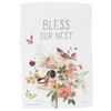 Double Sided Polyester Garden Flag - Bless Our Nest - Chickadee Birdhouse 12x18 from Primitives by Kathy