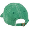 Adjustable Cotton Baseball Cap - Shamrock Lucky - Green & White from Primitives by Kathy