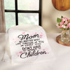Cotton Kitchen Dish Towel - Mom At Least You Don't Have Ugly Kids 28x28 from Primitives by Kathy