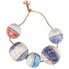 Decorative Wooden Nautical Floats Hanging Wall Decor - Beach Collection from Primitives by Kathy