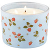 3 Wick Jar Candle - Wild Strawberries Design - Strawberry Scent - 14 Oz - 30 Hours from Primitives by Kathy